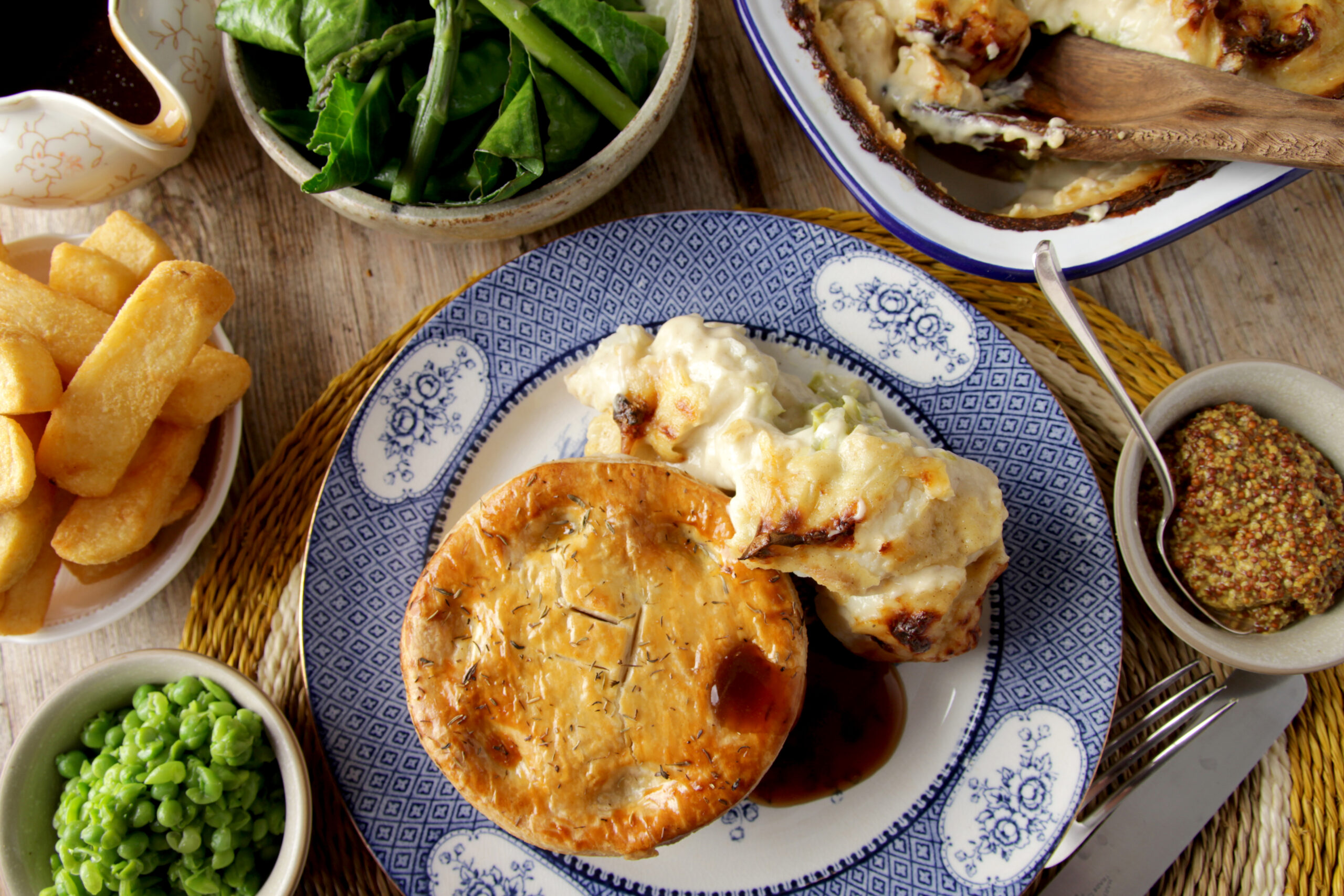 Chicken, Ham Hock & Leek