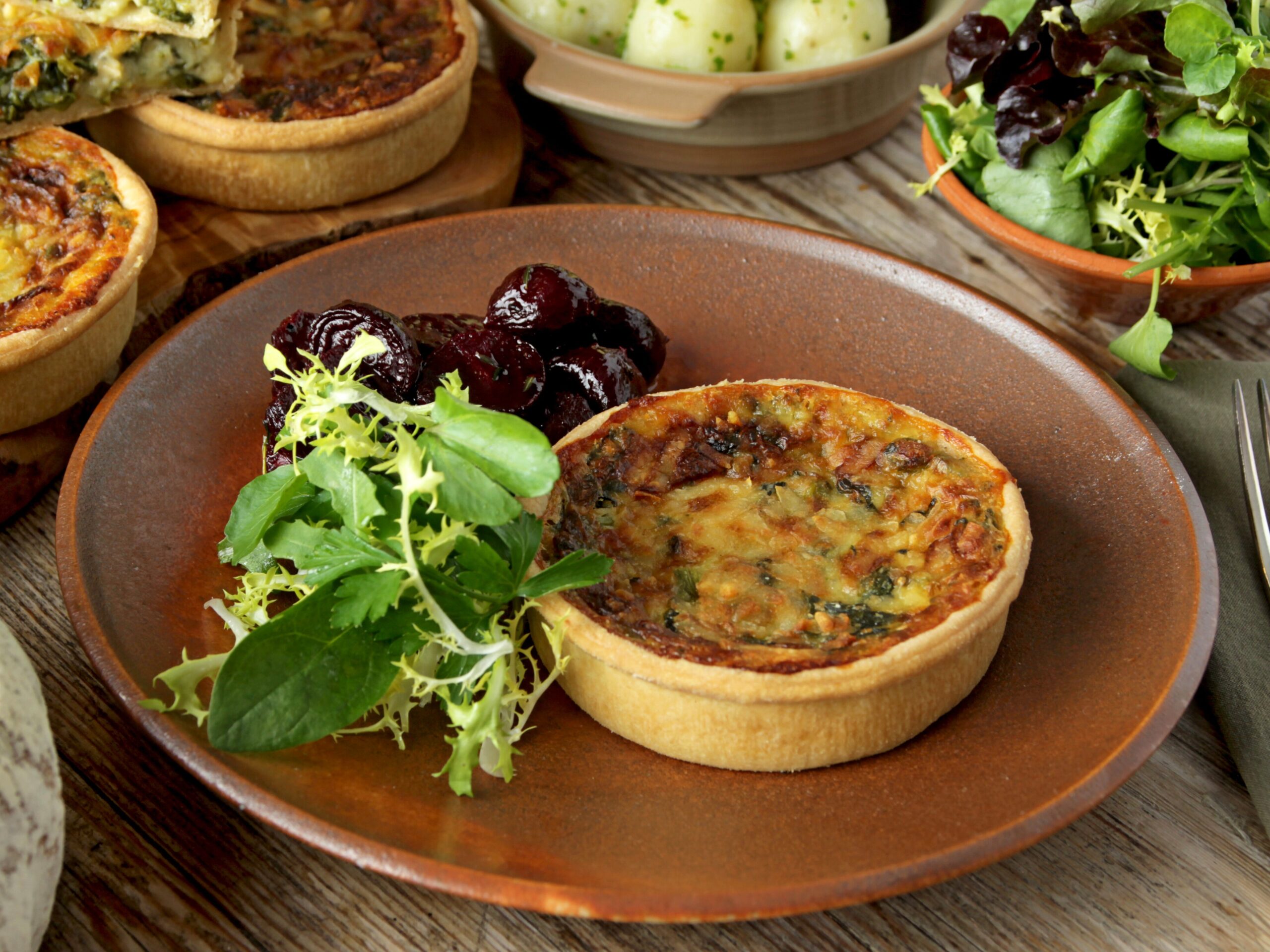 Spinach & Gruyere Tart